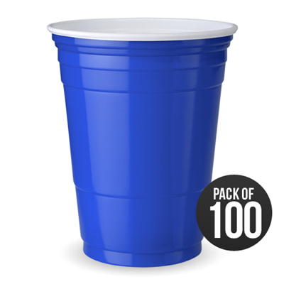 100 American Style Blue Solo Cups